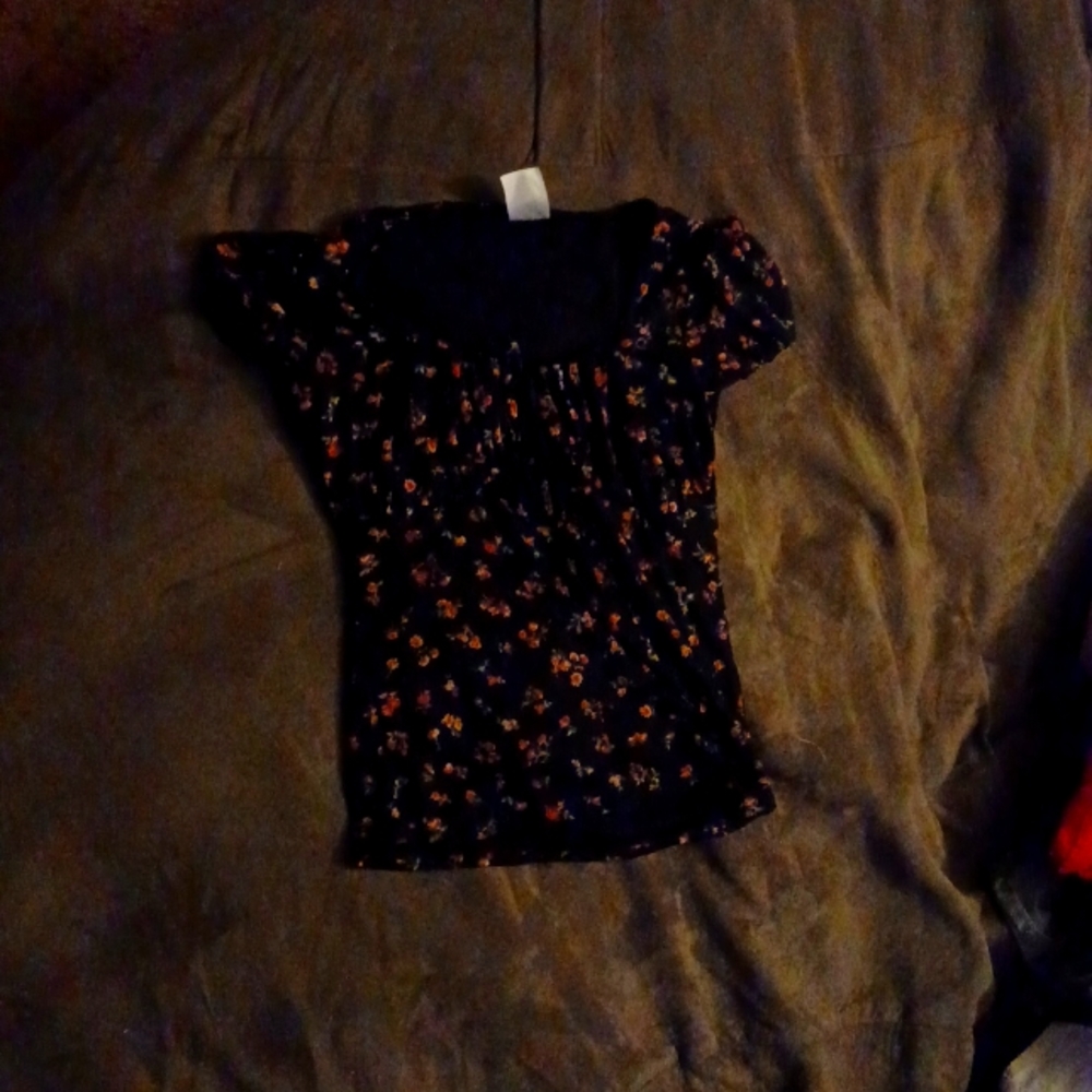 Floral design shirt